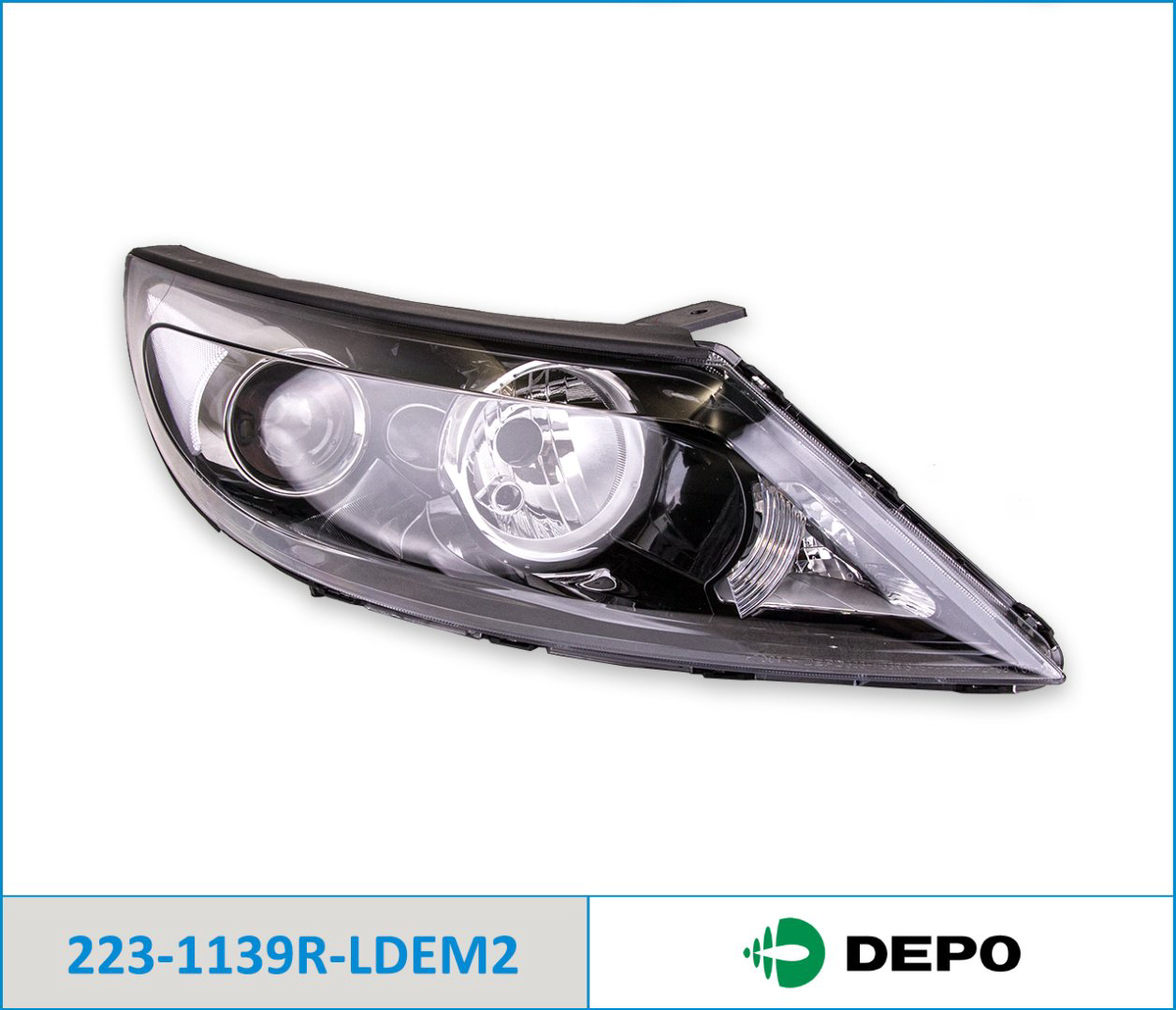 DEPO блок фара 2231139RLDEM2 купить,NaN