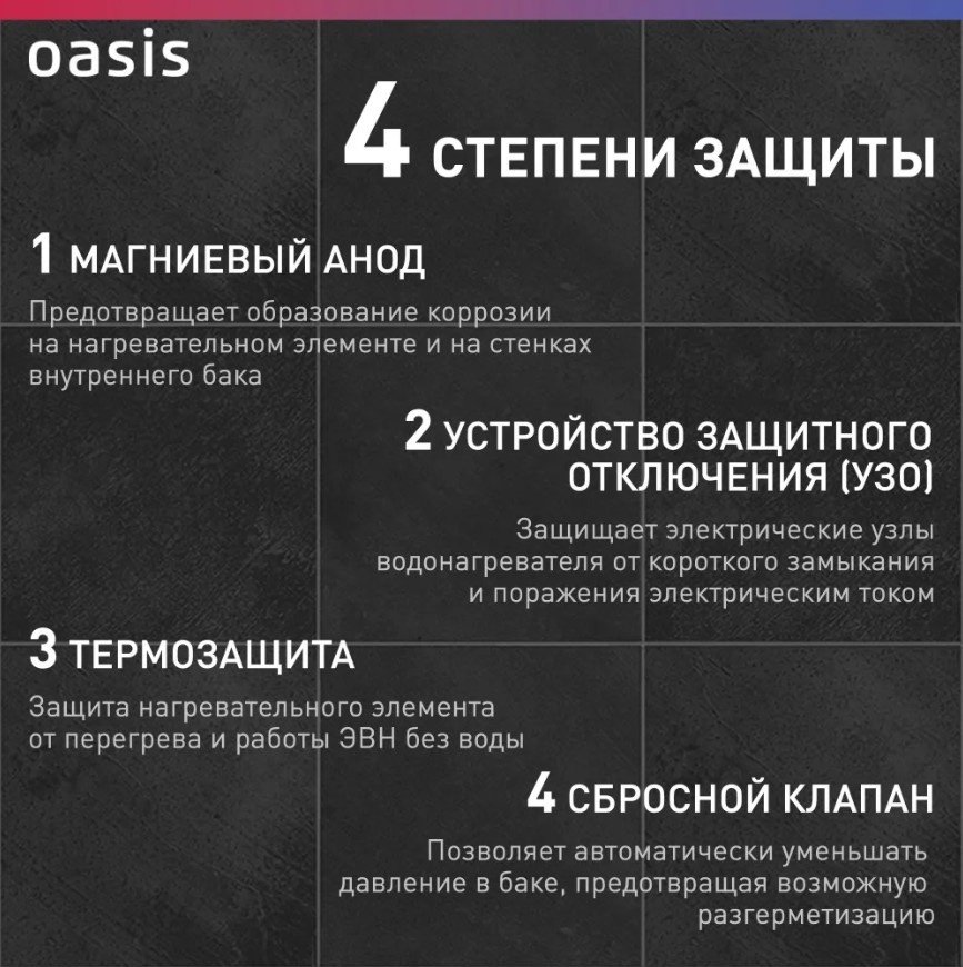 Водонагреватель Oasis Eco BF-100L 100 л купить,0