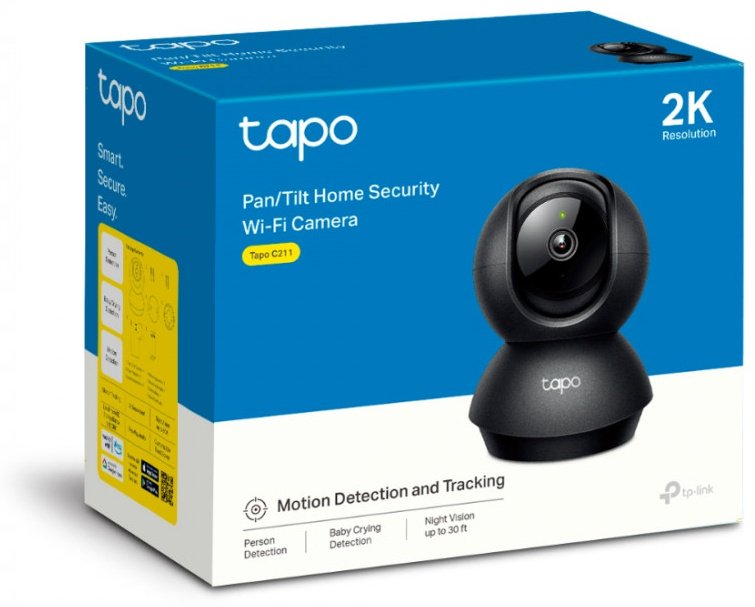 TP-LINK камера видеонаблюдения Tapo C211, 3MP, расширение 2304x1296 - ForteMarket TP-LINK камера видеонаблюдения Tapo C211, 3MP, расширение 2304x1296 купить,0