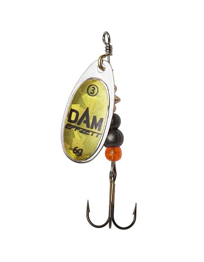 Блесна DAM Effzett Fluo Spinner №1 3гр Gold Prisma купить,NaN