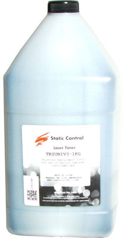 Тонер Static Control TRSUNIV3-1KG (0040358) черный