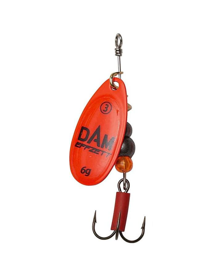 Блесна DAM Effzett Fluo Spinner №2 4гр Red купить,NaN
