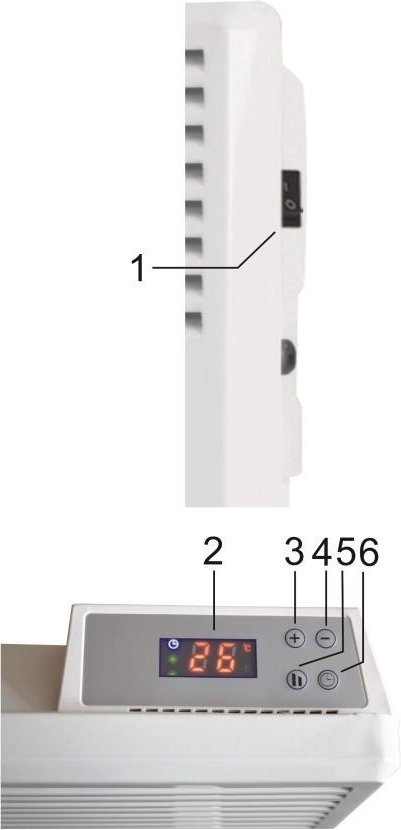 Конвектор Ресанта РЕСАНТА ОК-2000Е белый купить,0