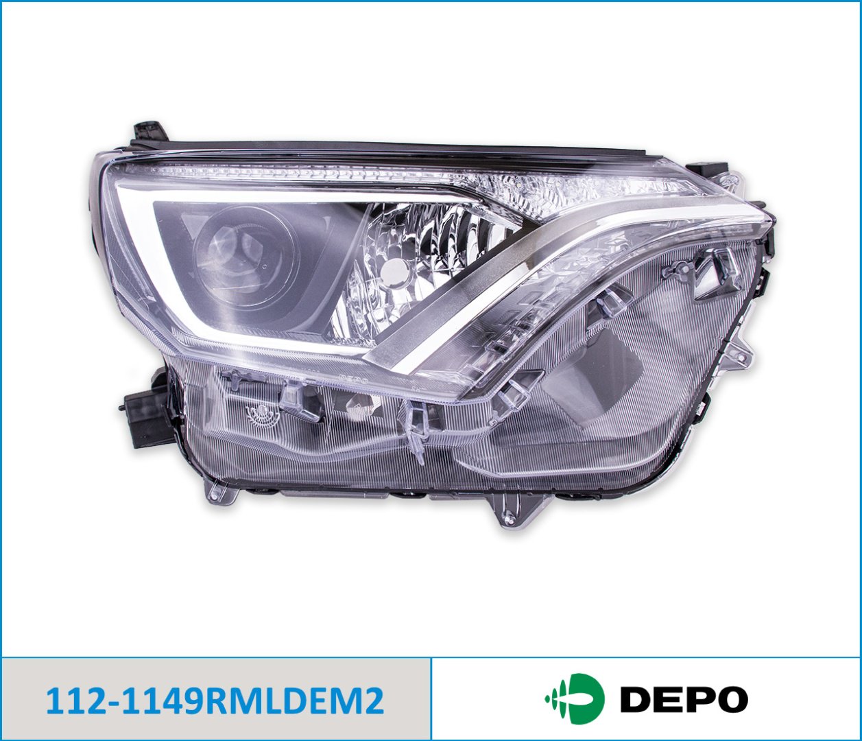 DEPO блок фара 1121149RMLDEM2 купить,NaN