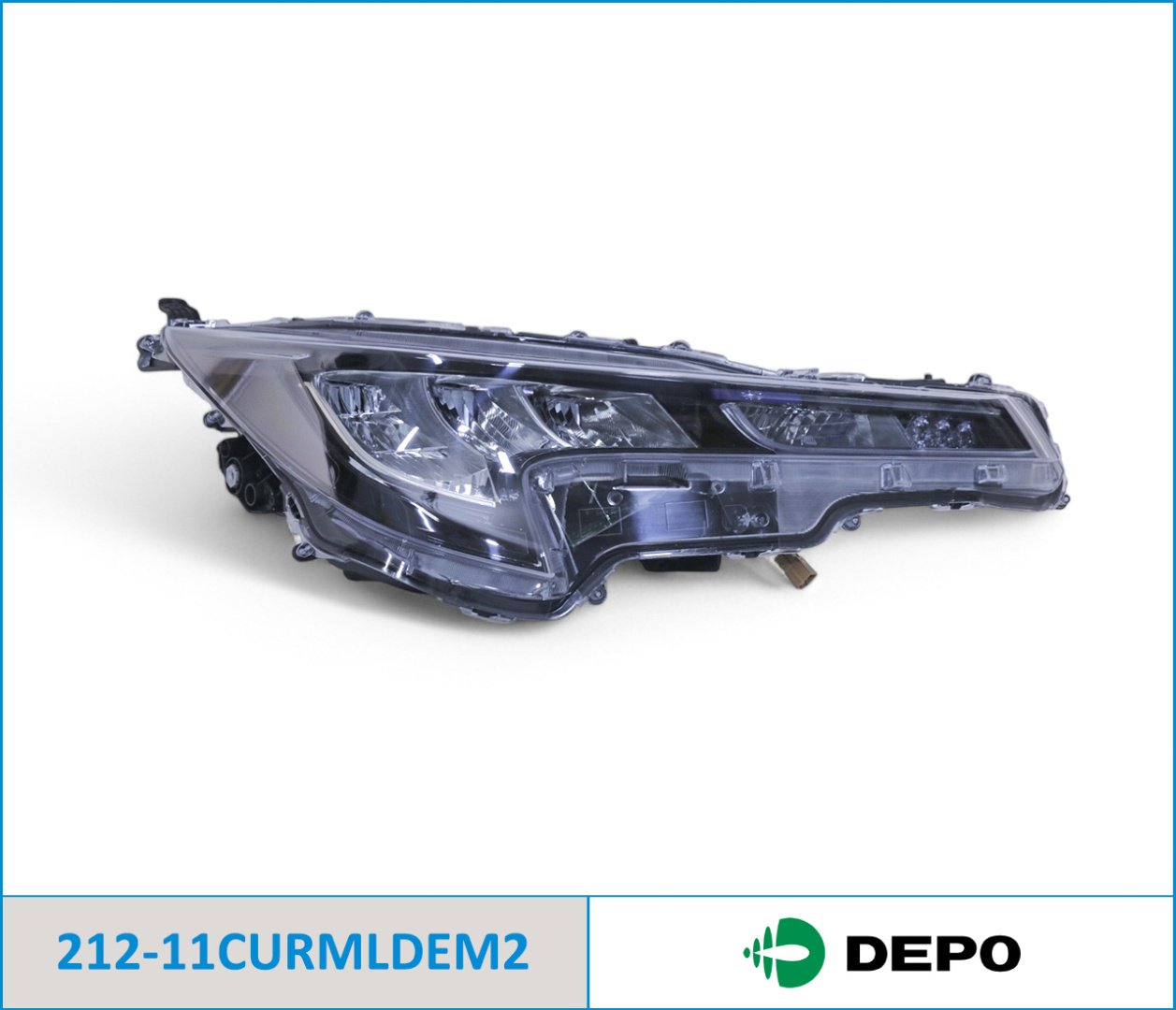 DEPO блок фара 21211CURMLDEM2 купить,NaN