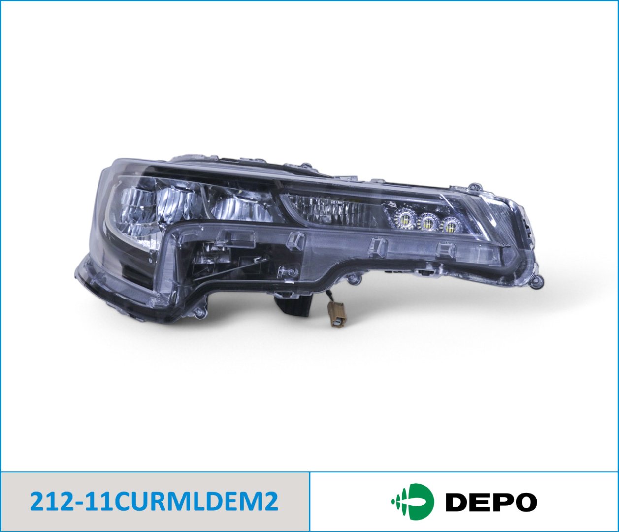 DEPO блок фара 21211CURMLDEM2 купить,NaN