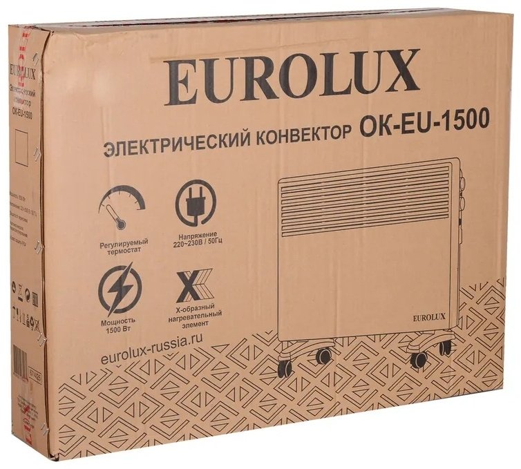 Конвектор Eurolux ОК-EU-1500 белый