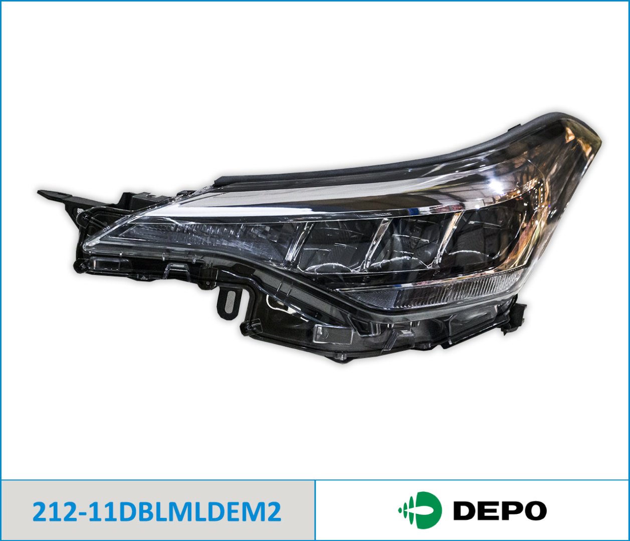 DEPO блок фара 21211DBLMLDEM2 купить,NaN