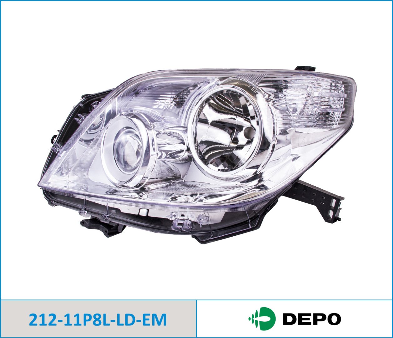DEPO блок фара 21211P8LLDEM купить,NaN