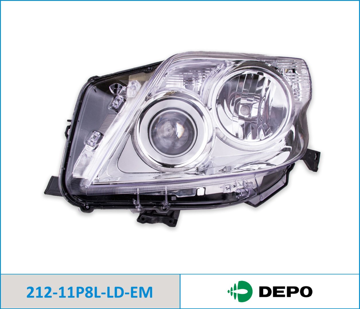 DEPO блок фара 21211P8LLDEM купить,NaN