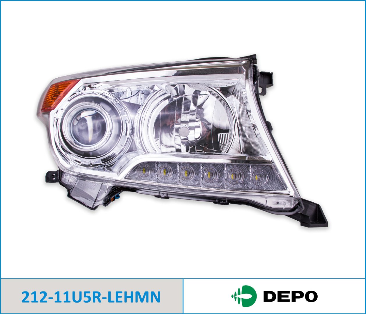 DEPO блок фара 21211U5RLEHMN