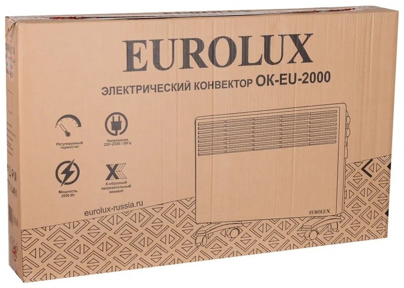 Конвектор Eurolux ОК-EU-2000 белый купить,22790
