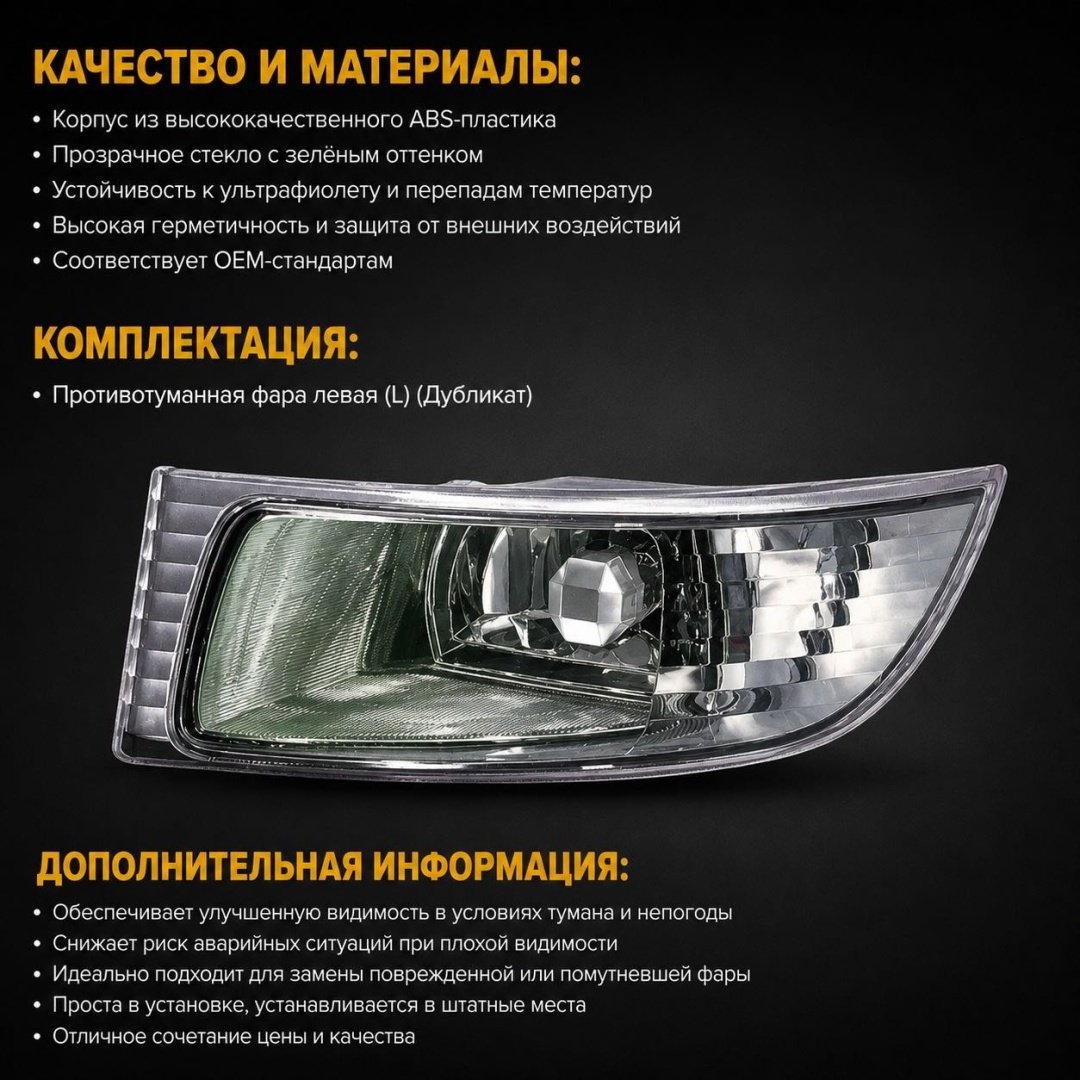 SAT противотуманная фара ST-60-102L