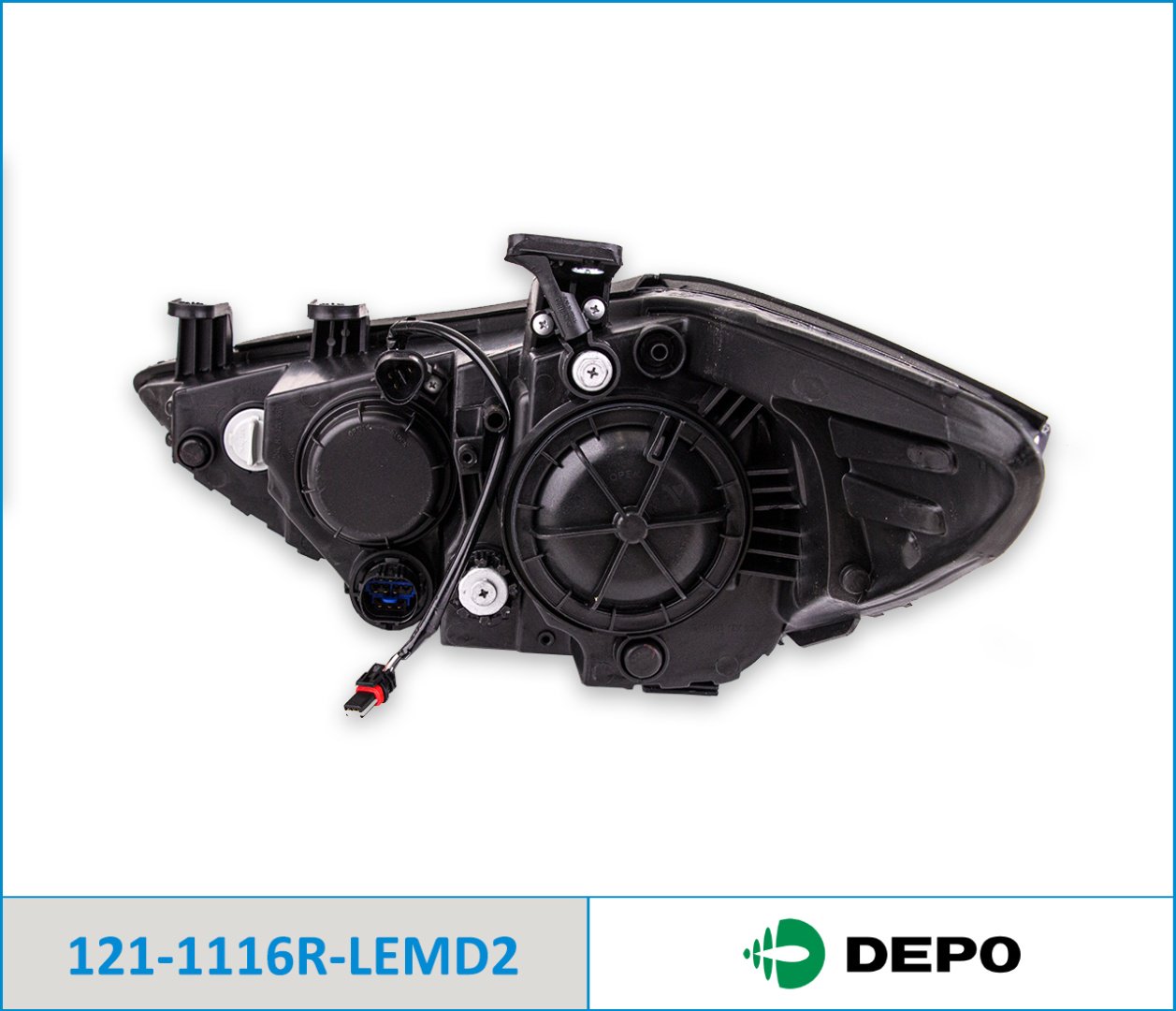 DEPO блок фара 1211116RLEMD2