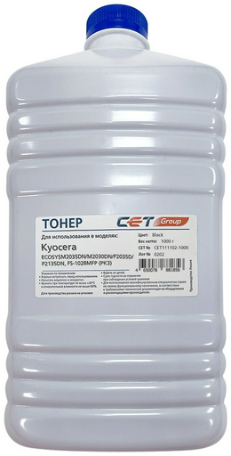 Тонер CET CET111102-1000 черный