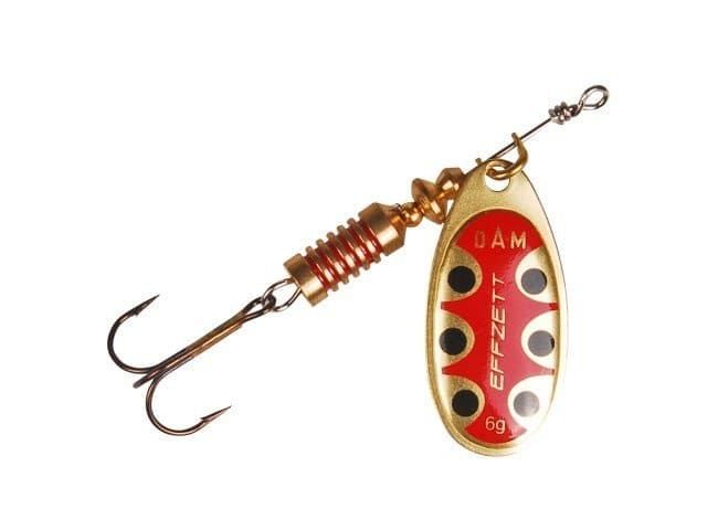 Блесна DAM Effzett Standart Spinner №3 6гр Copper Black Dot купить,NaN