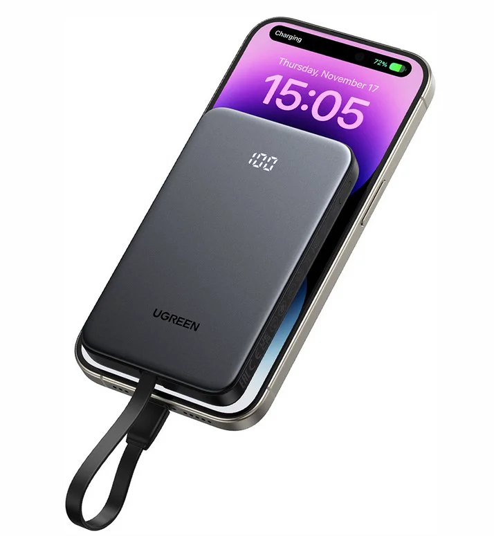 Power bank Ugreen PB526 10000 mAh Gray