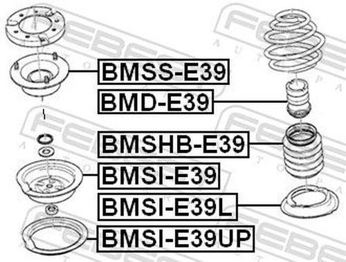 FEBEST опора амортизатора BMSS-E39
