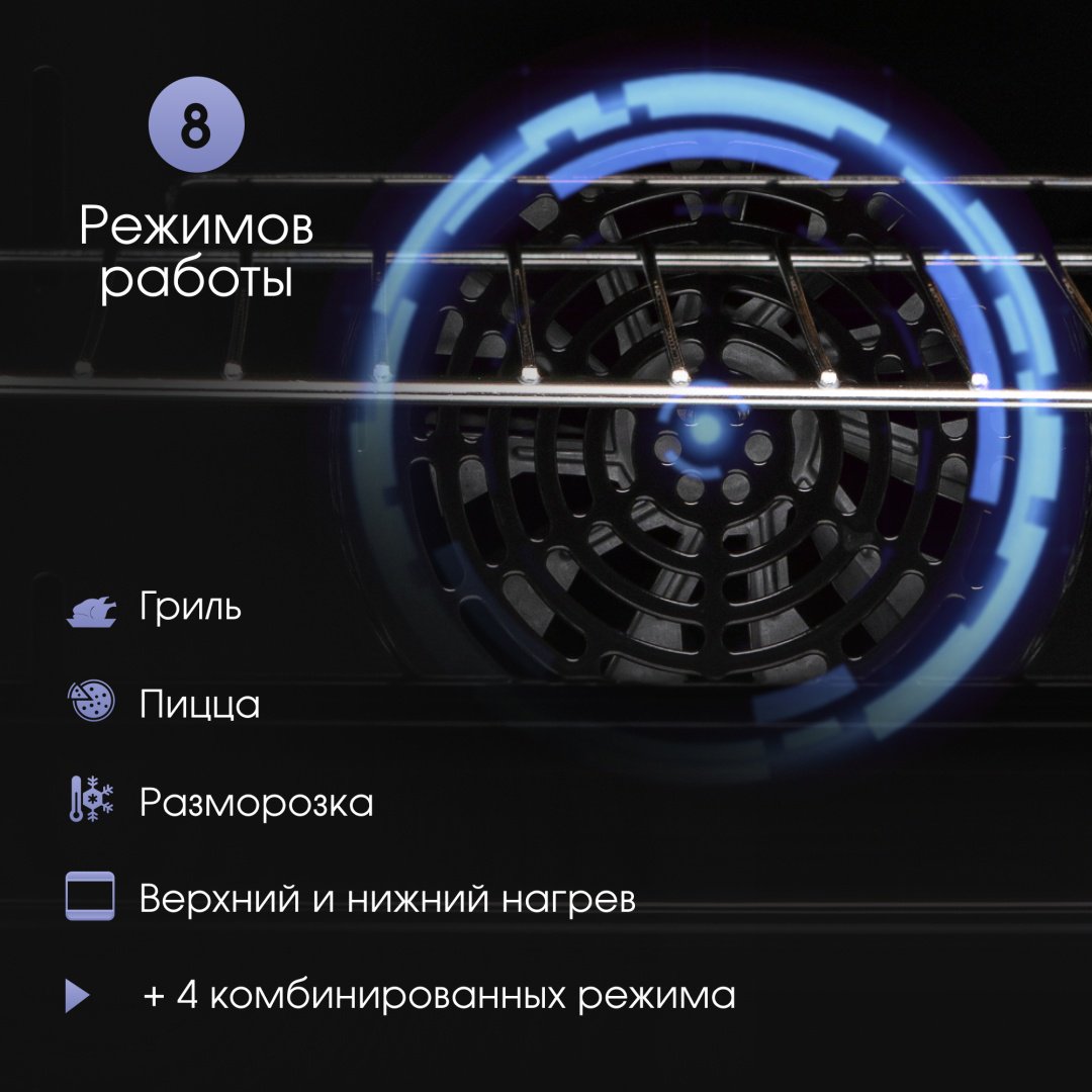 Духовой шкаф Zigmund &amp; Shtain EN 133.512 B черный