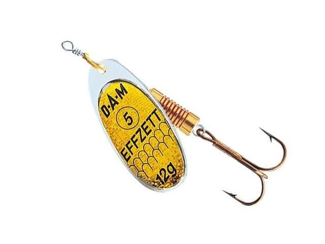 Блесна DAM Effzett Standart Spinner №3 6гр Gold Reflex купить,NaN