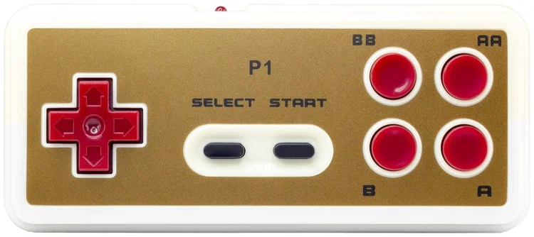 Игровой контроллер Retro Genesis Controller 8 Bit для HD Ultra P1 золотистый