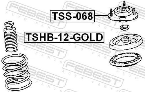 FEBEST опора амортизатора TSS-068