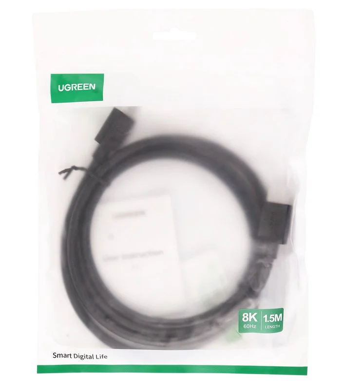 Кабель HDMI Ugreen HD175 45431 1.5м чёрный