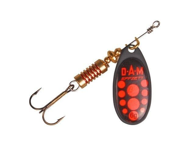 Блесна DAM Effzett Standart Spinner №3 6гр Black Red купить,NaN