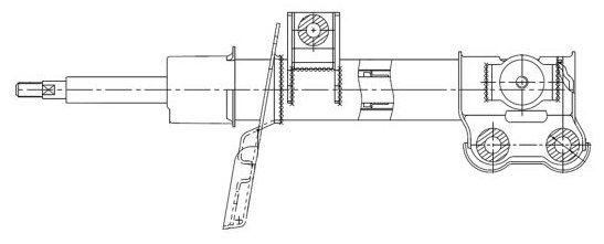 Амортизатор CTR передний GY1305G 1 шт
