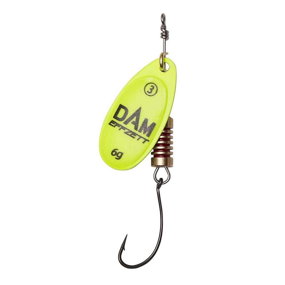Блесна DAM Effzett Standard Single Hook №3 6гр Yellow купить,NaN