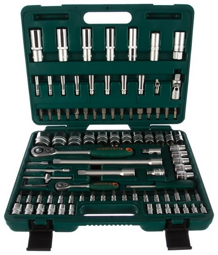 Набор инструмента JONNESWAY S04H52494S 94 пр. 1/2" 1/4" 6 гр. купить,0