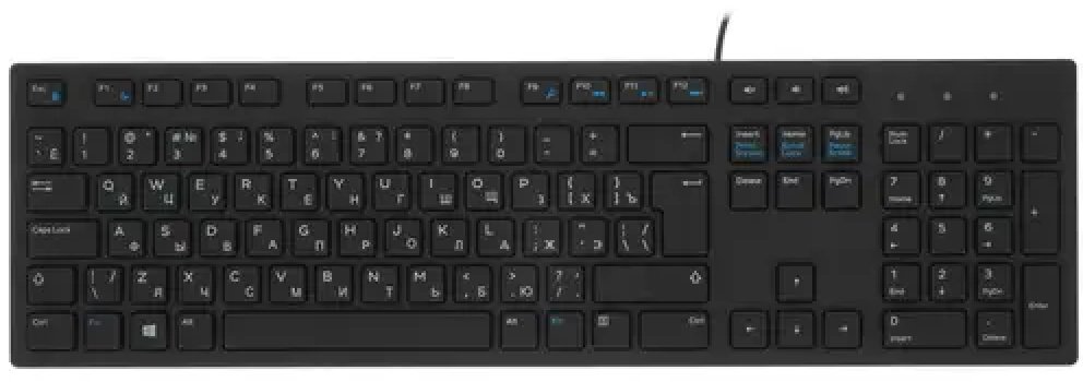 Клавиатура DELL KB216 (580-ADGR) черный купить,NaN