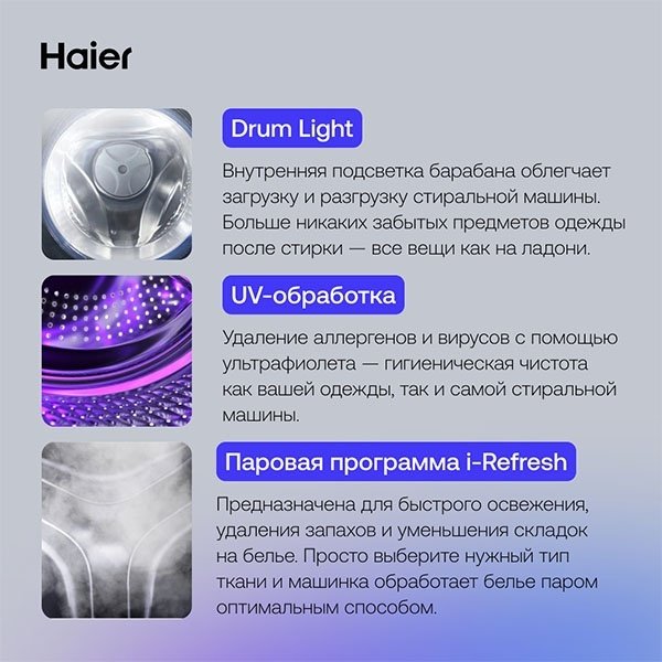 Стиральная машина Haier HWD120-BD14378 белый - ForteMarket Стиральная машина Haier HWD120-BD14378 белый купить,0