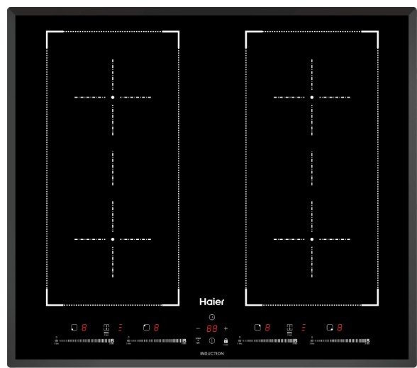 Варочная поверхность Haier HHY-Y64FFVB черный