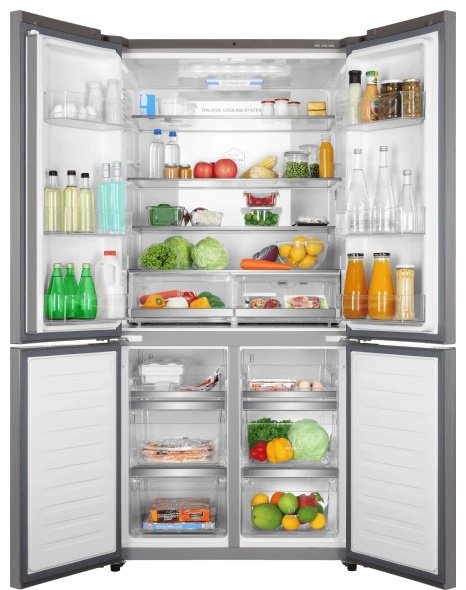 Холодильник Haier HTF-610DM7RU серебристый купить,0