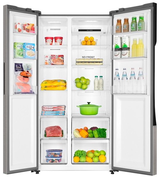 Холодильник Haier HRF-535DM7RU серебристый купить,0