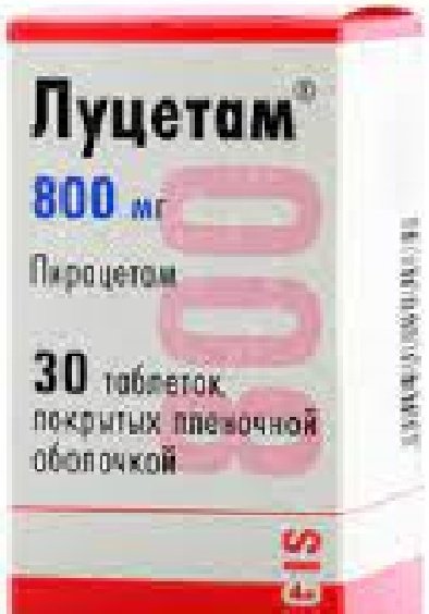 Луцетам таблетки 800 мг 30 шт