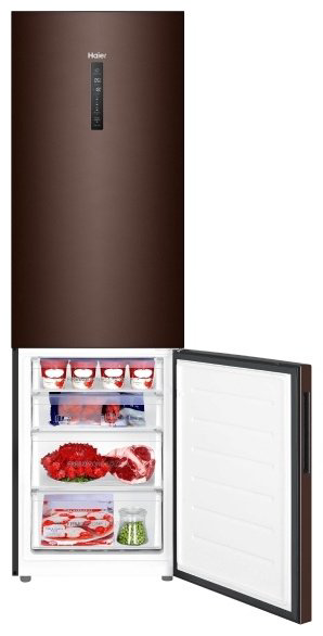 Холодильник Haier C4F740CLBGU1 коричневый купить,509990