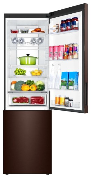 Холодильник Haier C4F740CLBGU1 коричневый купить,509990