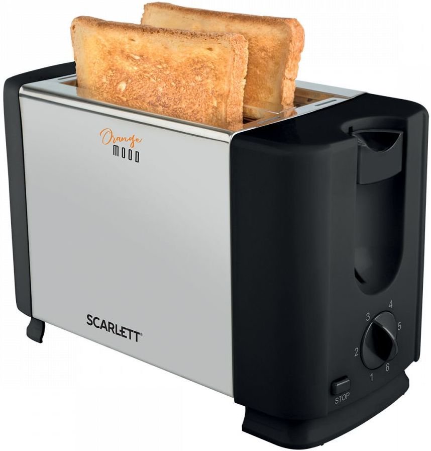Тостер Scarlett SC-TM11026 черно-серебристый