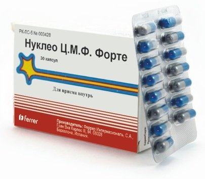 Нуклео Ц.М.Ф. форте капсулы 5 мг/1.33 мг 30 шт