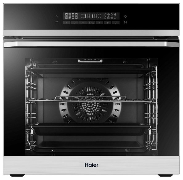 Духовой шкаф Haier HOQ-P16AN5SX черный-серый