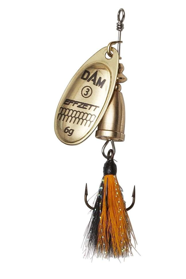 Блесна DAM Effzett Executor Dressed Spinner №3 6гр Gold купить,NaN