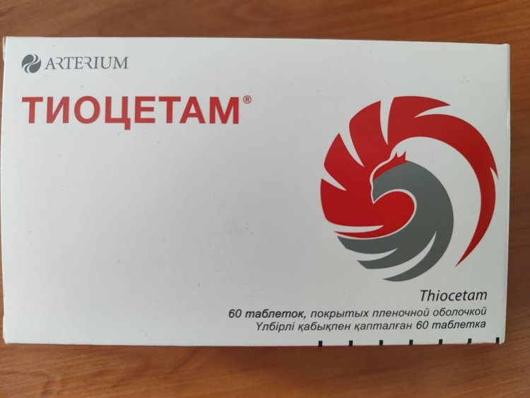 Тиоцетам таблетки 400 мг/100 мг 60 шт