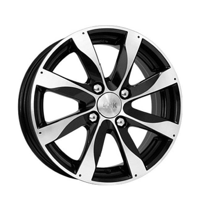 Комплект дисков K&K Джемини 4x98 5.5x14 ET40.0 DIA58.6 алмаз-черный купить,178360