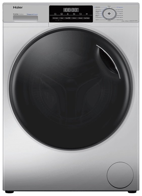 Стиральная машина Haier HWD80-BP14929S серебристый