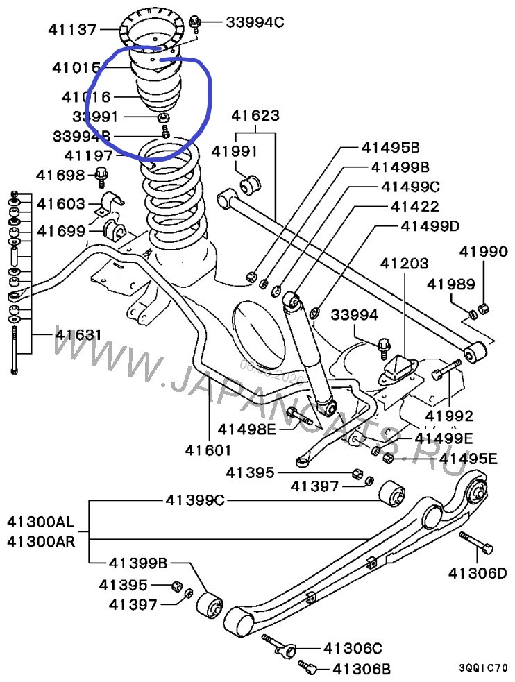 RBI отбойник амортизатора M14PG4E