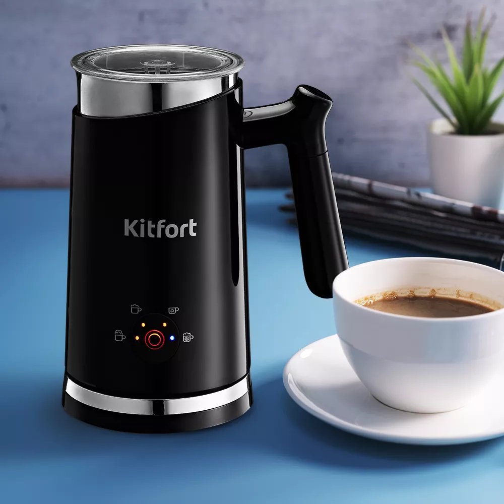 Вспениватель Kitfort КТ-780 черный - ForteMarket Вспениватель Kitfort КТ-780 черный купить,0