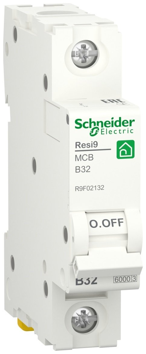 Schneider Electric автоматический выключатель R9F02132 (АВ) 1P B 32А 6 kA