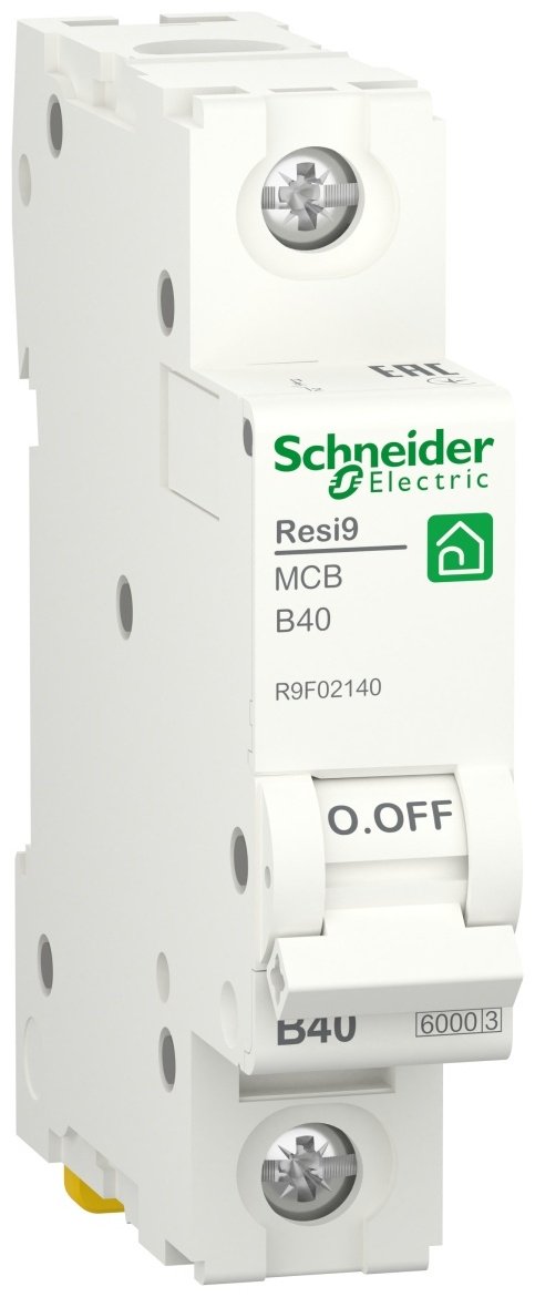 Schneider Electric автоматический выключатель R9F02140 (АВ) 1P B 40А 6 kA